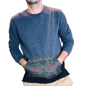 On the Byas Color Block Crewneck Sweatshirt